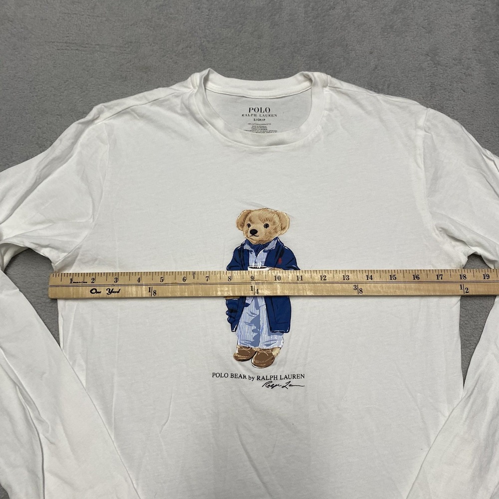 Polo Ralph Lauren Polo Bear Pajama Set Mens Small Shirt Pants Drawstring - Picture 6 of 13